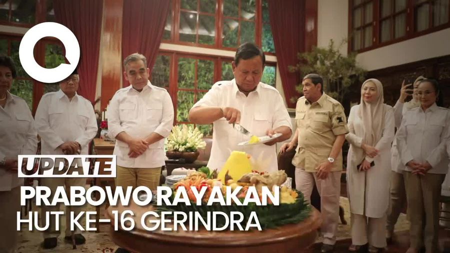Prabowo di HUT ke-16 Gerindra: Insya Allah, Yang Terbaik untuk Bangsa