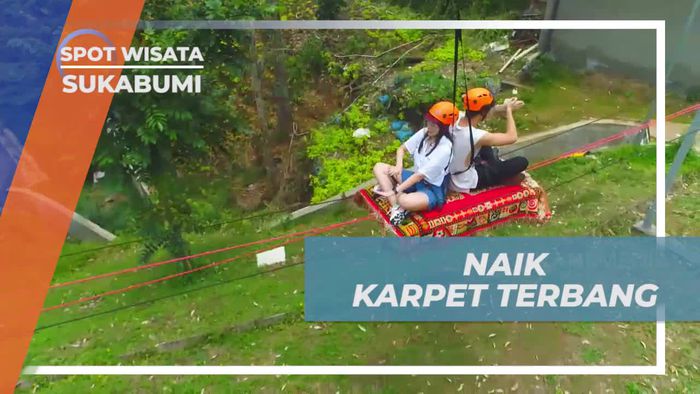Naik Karpet Terbang Layaknya Aladin di Spark Forest Adventure Sukabumi 