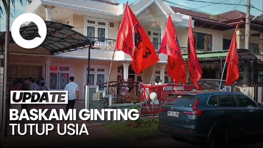 Pilu! Suasana Rumah Duka Ketua DPRD Sumut Baskami Ginting