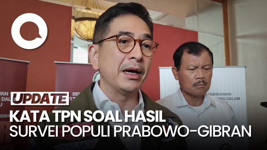 Elektabilitas Prabowo-Gibran di Survei Populi 52%, TPN: Yang Penting 14 Februari