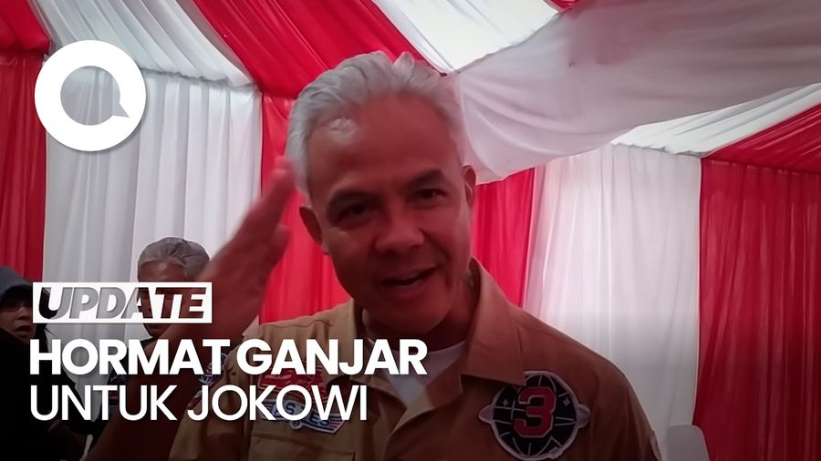 Jokowi Tak Akan Kampanye, Ganjar Beri Hormat