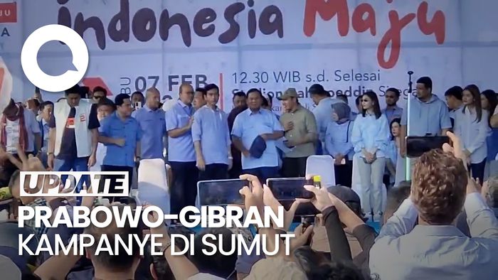 Prabowo-Gibran Kampanye di Sumut, Bobby hingga Kaesang Ikut Hadir