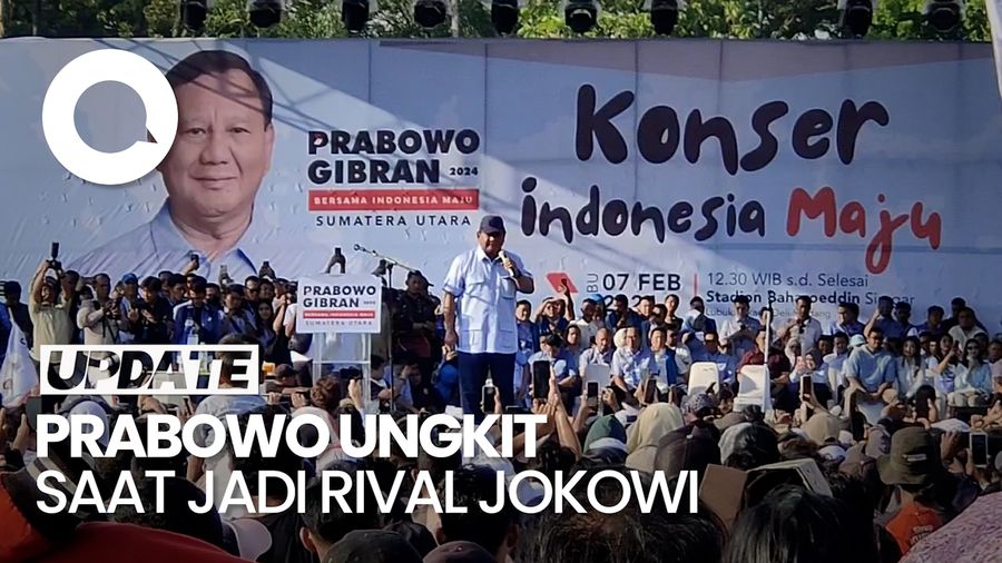 Prabowo: Dua Kali Saya Jadi Rival, Sekarang Sayang Sama Pak Jokowi