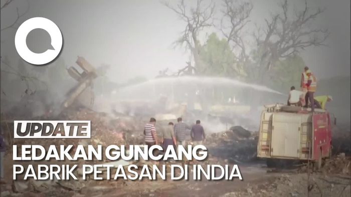 Ledakan Dahsyat Guncang Pabrik Petasan di India, 11 Orang Tewas