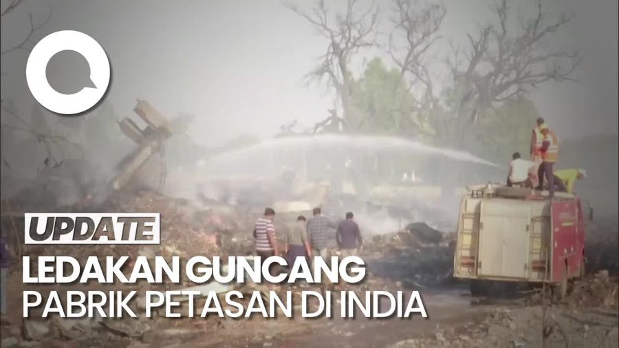 Ledakan Dahsyat Guncang Pabrik Petasan di India, 11 Orang Tewas
