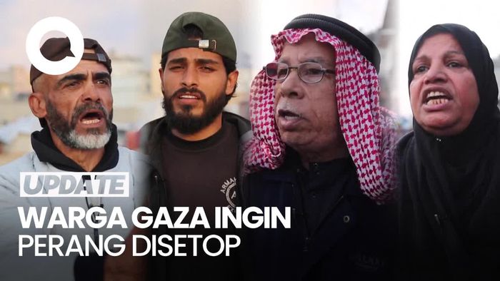 Jeritan Warga Gaza yang Ingin Perang Hamas-Israel Dihentikan