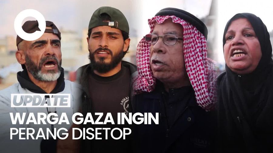 Jeritan Warga Gaza yang Ingin Perang Hamas-Israel Dihentikan