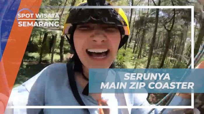 Memacu Adrenalin Bermain Zip Coaster di Kopeng Treetop Adventure Semarang