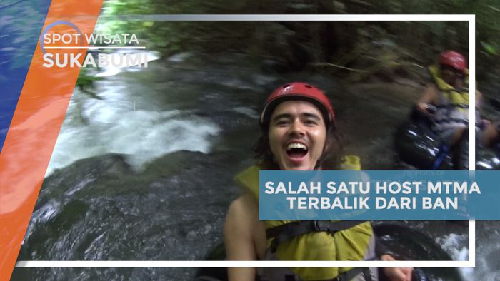 Sensasi Terbalik dari Tubing Saat Mengarungi Sungai Cigunung, Sukabumi