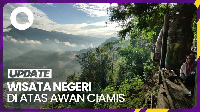 Keindahan Puncak Bangku Ciamis Bak Negeri di Atas Awan 