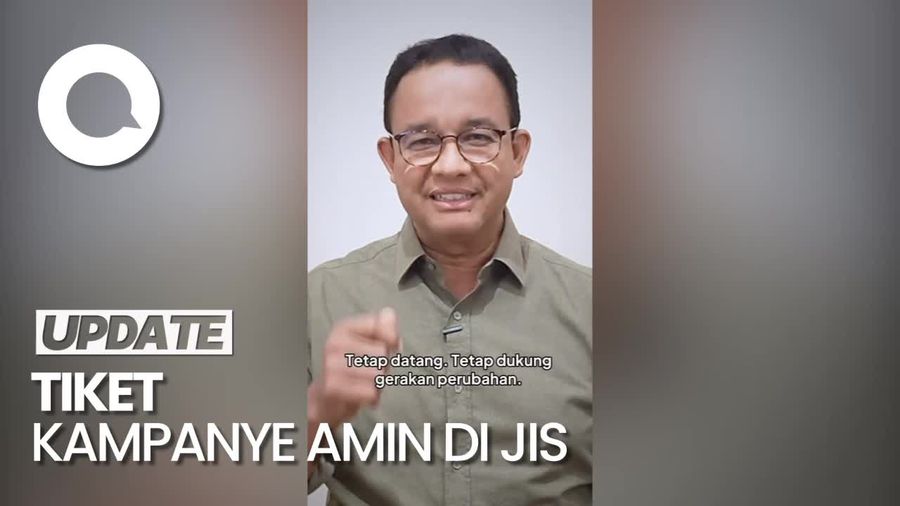 Anies Kaget Situs Tiket Kampanye di JIS Diakses 3,5 Juta Kali: Kalahkan Coldplay