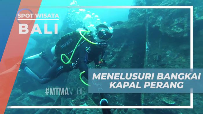 Menyusuri Bangkai Kapal Perang di Bawah Laut Pantai Tulamben Bali
