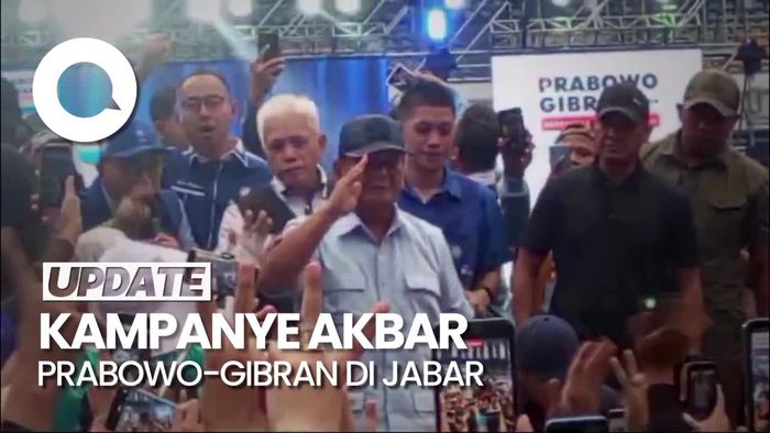 Prabowo-Gibran Kampanye di Jabar Ditemani Zulhas hingga Raffi Ahmad