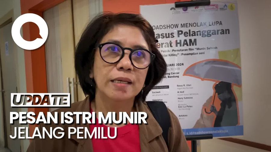 Istri Munir: Jangan Golput agar Bisa Cegah Orang Jahat Berkuasa