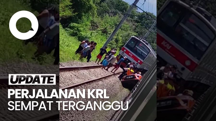 Tabrakan KRL Vs Mobil di Antara Stasiun Daru-Tigaraksa