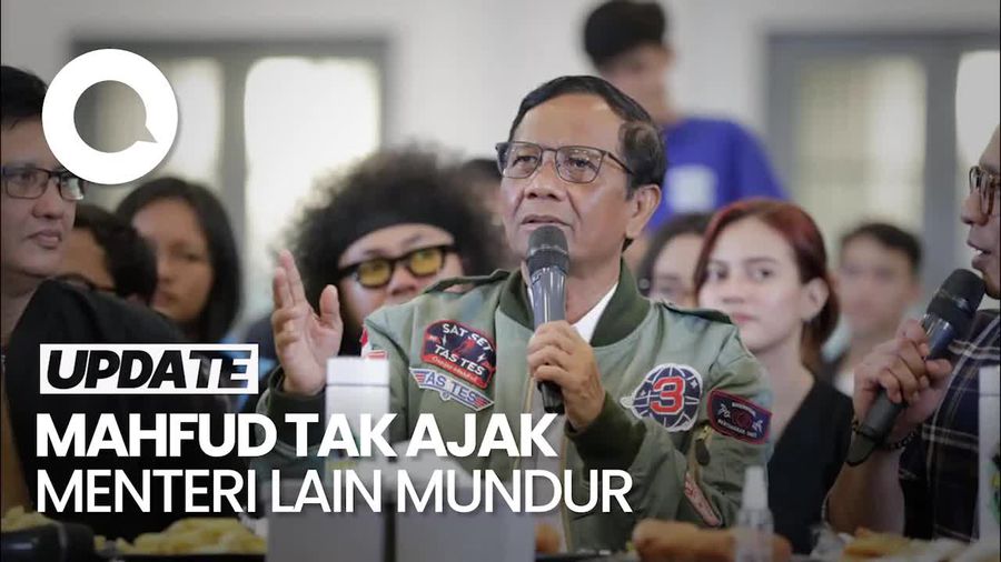Mahfud Soal Isu Sri Mulyani dan Basuki Mundur: Saya Tak Ingin Ajak-ajak