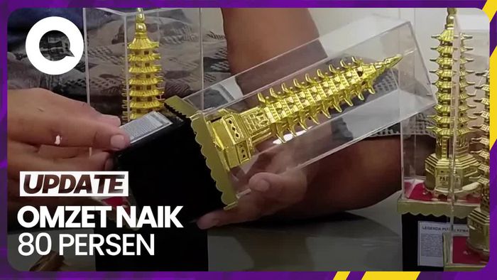  Pengrajin Miniatur di Palembang Banjir Pesanan Jelang Imlek