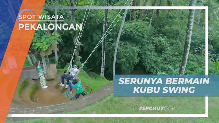 Sensasi Seru, Terlempar ke Udara Bermain Ayunan Raksasa, Bali