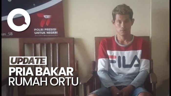 Duh, Pria di Mamuju Bakar Rumah Ibunya gegara Uang Pensiunan