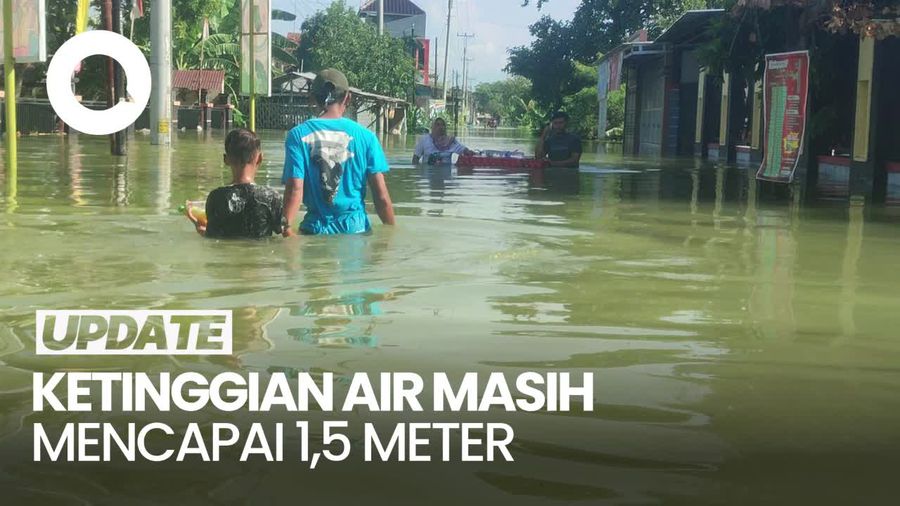 Pantura Karanganyar Demak Masih Lumpuh Total Gegara Banjir
