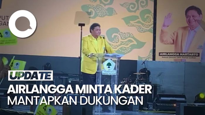 Airlangga: Tak Ada Kata Lain, Prabowo-Gibran Harus Menang Sekali Putaran