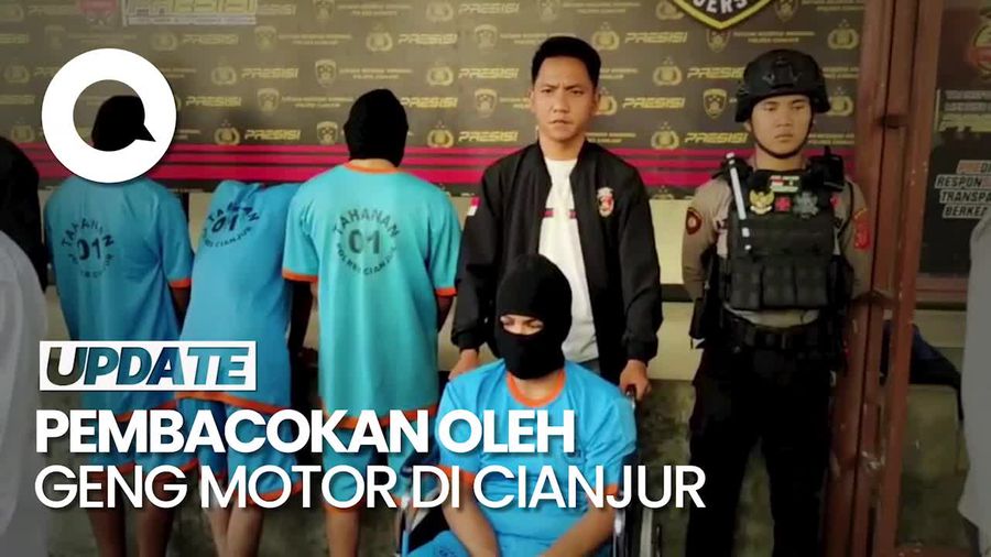 Lima Anggota Geng Motor Pembacok Simpatisan Parpol di Cianjur Ditangkap