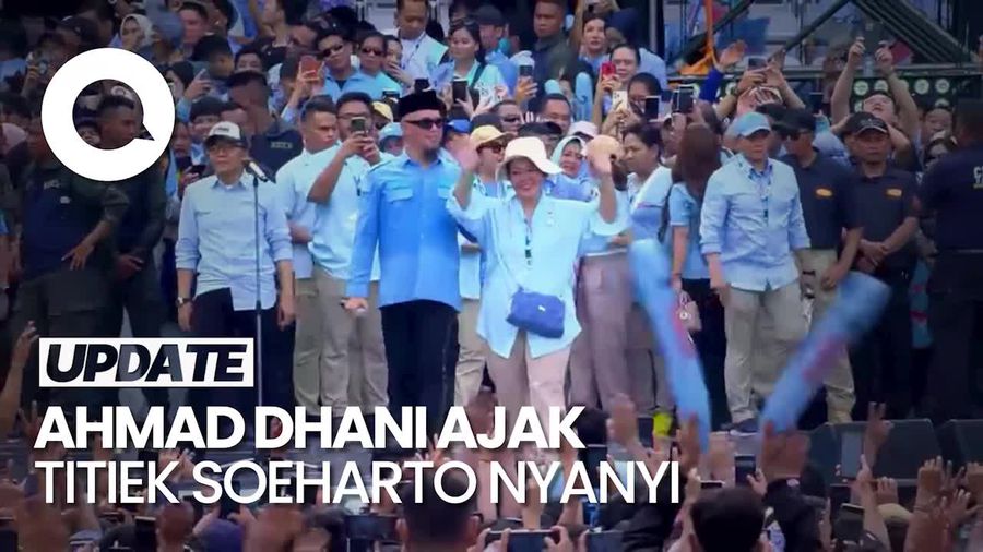 Momen Ahmad Dhani Ajak Titiek Soeharto Nyanyi di Kampanye Prabowo-Gibran