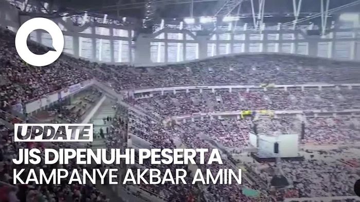 Penampakan Peserta Kampanye Akbar AMIN Memenuhi JIS