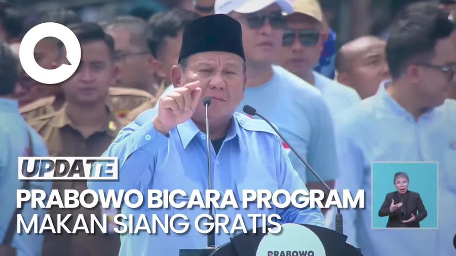 Prabowo: Yang Tak Setuju Anak Indonesia Dikasih Makan Siang, Kebangetan!