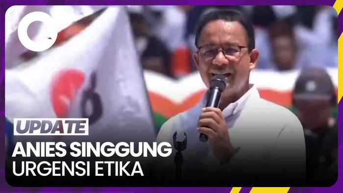 Anies di Kampanye Akbar: Mengembalikan Etika Jadi Prioritas Penting