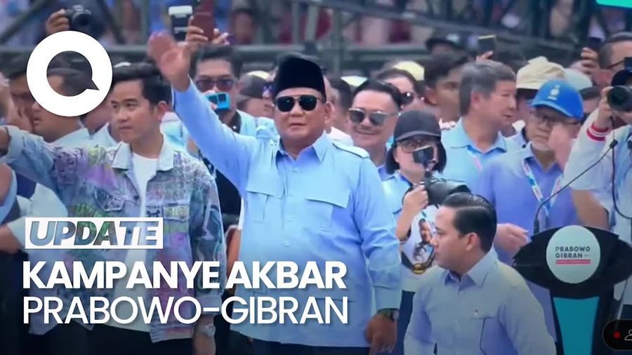 SBY Hadiri Kampanye Akbar Prabowo-Gibran di GBK