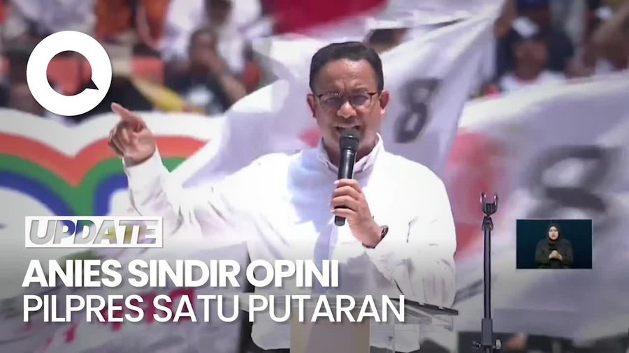 Anies Sindir Opini Satu Putaran: Lawan dengan Hati Nurani!