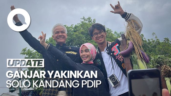 Ganjar di Hajatan Rakyat: Solo Spesial, PDIP Kandangnya di Sini