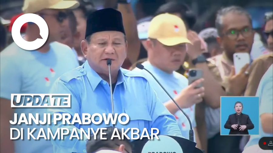 Prabowo Janji Pimpin Rakyat Indonesia, Termasuk yang Pilih 01 dan 03