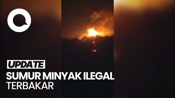 Sumur Minyak Ilegal di Batanghari Terbakar, Satu Orang Tewas