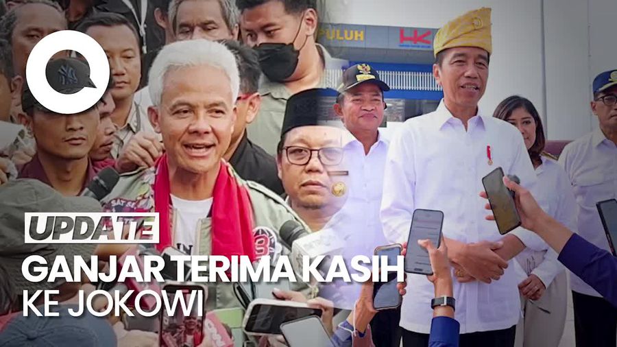 Ganjar Berterima Kasih ke Jokowi Meski Tak Dampingi Selama 75 Hari Kampanye