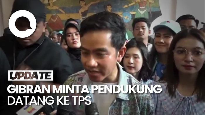 Ditanya soal Menang 1 Putaran, Gibran: Semoga yang ke GBK Hari Ini ke TPS