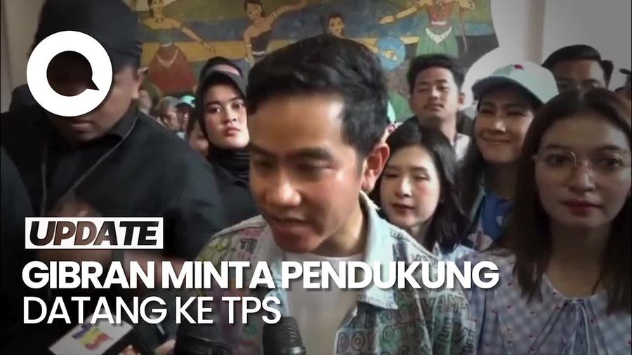 Ditanya soal Menang 1 Putaran, Gibran: Semoga yang ke GBK Hari Ini ke TPS