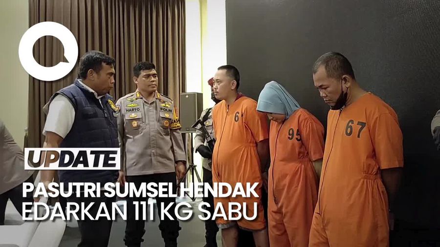 Pasutri di Sumsel Dibekuk, Hendak Edarkan 111 Kg Sabu-Ratusan Ribu Ekstasi