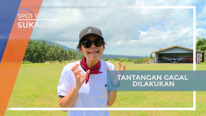Gagal Menyelesaikan Tantangan Karena Kondisi Angin yang Tidak Mendukung, Sukabumi