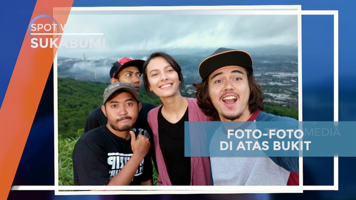 Abadikan Momen Seru, Berlatar Lukisan Alam Indah di Bukit Karang Numpang, Sukabumi