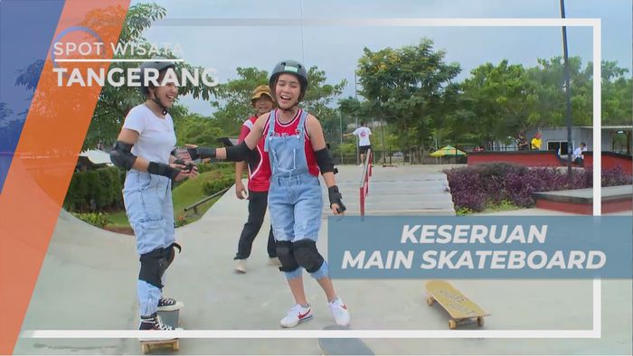 Mengisi Liburan Dengan Mencoba Hal Baru Belajar Bemain Skateboard, Tangerang