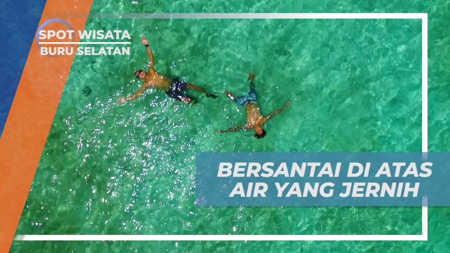 Bersantai, Menikmati Jernihnya Air Laut Pulau Tomahu yang Menyegarkan, Buru Selatan