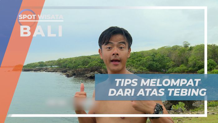 Tips Aman Ala Tim MTMA Melakukan Cliff Jump dari Atas Tebing, Bali