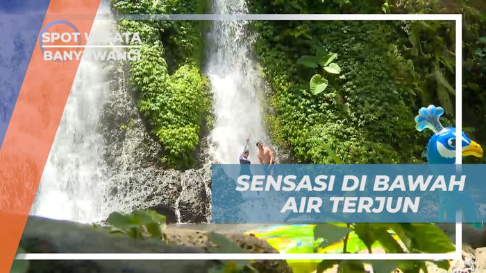 Sensasi Merasakan Nikmatnya Pijitan Aliran Air Terjun Jagir, Banyuwangi