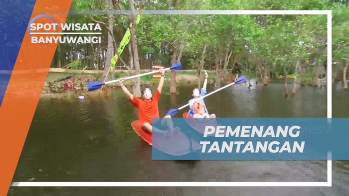 Menikmati Keseruan Bermain Kano di Pantai Cacalan, Banyuwangi