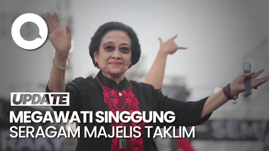 Hadiri Acara Isra Miraj, Megawati Singgung Seragam Majelis Taklim