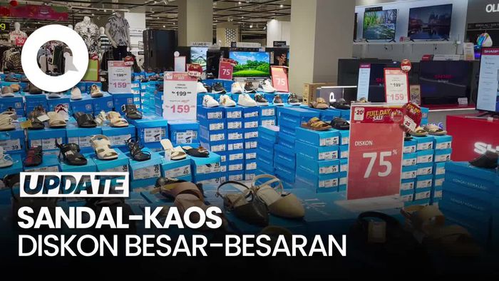 Murah Meriah, Sandal di Transmart Full Day Sale Diskon hingga 75%