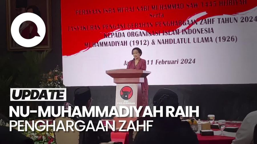 Cerita Megawati Bawa NU-Muhammadiyah Raih Zayed Award 2024
