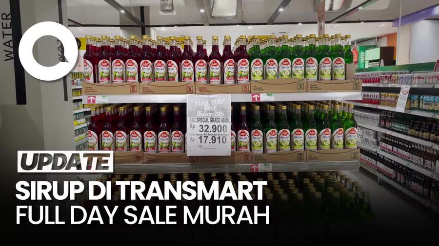 Serbu! Sirup di Transmart Full Day Sale Super Murah, Bisa Buat Stok Ramadan
